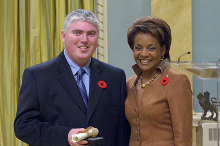 John MacPhail, lauréat du Prix du Gouverneur général pour l’excellence en enseignement de l’histoire canadienne 2007