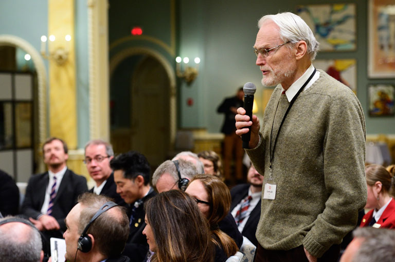 Charles Hou à Rideau Hall, 2016