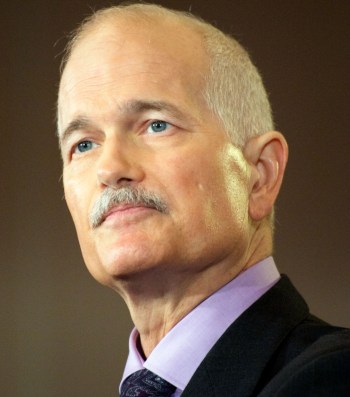 photo portrait couleur Jack Layton