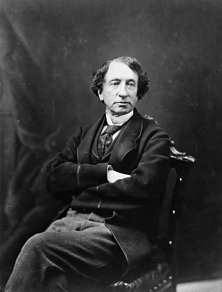 photo portrait noir et blanc John A. Macdonald