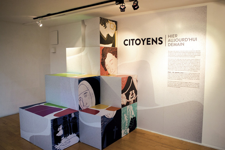 L'exposition "Citoyens" au Écomusée du fier monde. 